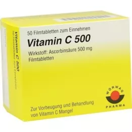 VITAMIN C 500 filmomhulde tabletten, 50 stuks