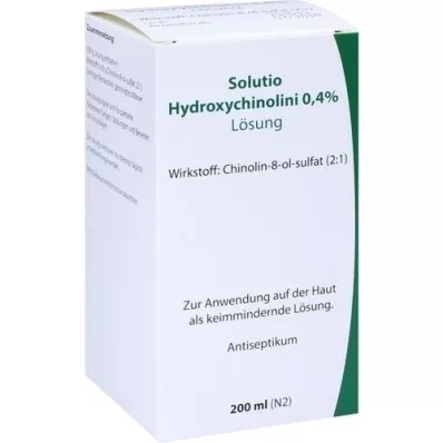 SOLUTIO HYDROXYCHINE.0,4%, 200 ml