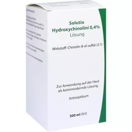 SOLUTIO HYDROXYCHINE.0,4%, 500 ml