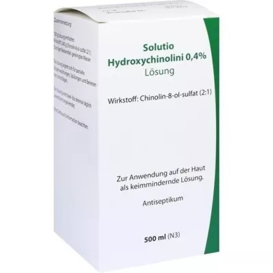SOLUTIO HYDROXYCHINE.0,4%, 500 ml