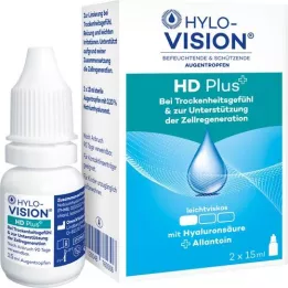 HYLO-VISION HD Plus oogdruppels, 2X15 ml