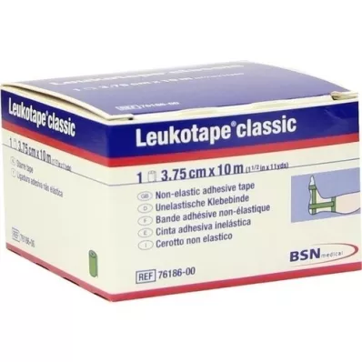 LEUKOTAPE Klassiek 3,75 cmx10 m groen, 1 stuk