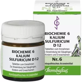 BIOCHEMIE 6 kaliumzwavelicum D 12 tabletten, 80 st