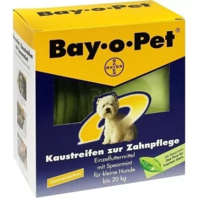 BAY O PET Tandverzorging kauwstrips groene munt voor kleine honden, 140 g BAY O PET Tandverzorging kauwstrips groene munt voor kleine honden, 140 g