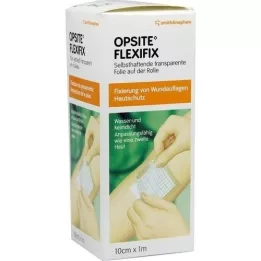 OPSITE Flexifix PU-folie 10 cmx1 m niet-steriele rol, 1 stuk
