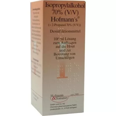 ISOPROPYLALKOHOL 70% V/V Hofmanns, 100 ml ISOPROPYLALKOHOL 70% V/V Hofmanns, 100 ml