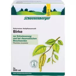 BIRKENSAFT Schoenenberger geneeskrachtige plantensappen, 3X200 ml