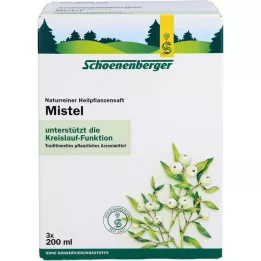 MISTEL SAFT Schoenenberger geneeskrachtige plantensappen, 3X200 ml