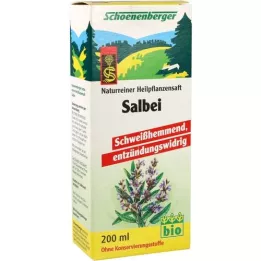 SALBEI SAFT Schoenenberger geneeskrachtige plantensappen, 200 ml