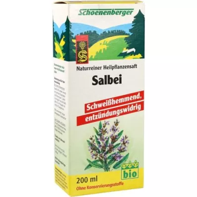 SALBEI SAFT Schoenenberger geneeskrachtige plantensappen, 200 ml SALBEI SAFT Schoenenberger geneeskrachtige plantensappen, 200 ml