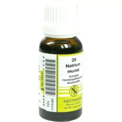 NATRIUM MURIATICUM KOMPLEX Nr.29 Verdunning, 20 ml NATRIUM MURIATICUM KOMPLEX Nr.29 Verdunning, 20 ml