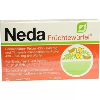 NEDA Fruitblokjes, 15 st