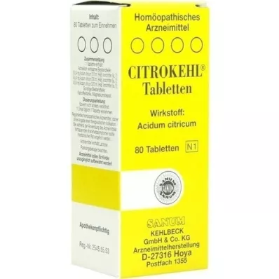 CITROKEHL Tabletten, 80 st