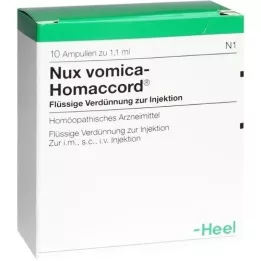 NUX VOMICA HOMACCORD Ampullen, 10 stuks