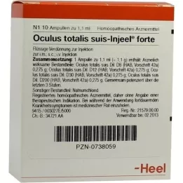 OCULUS totalis suis Injeel forte ampullen, 10 stuks