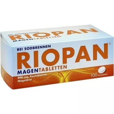 RIOPAN Maagtabletten kauwtabletten, 100 stuks