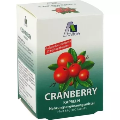 CRANBERRY KAPSELN 400 mg, 100 stuks CRANBERRY KAPSELN 400 mg, 100 stuks