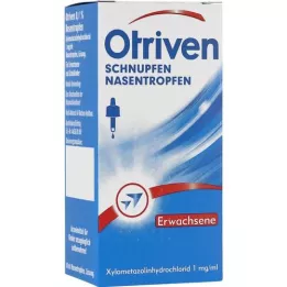 OTRIVEN 0,1% neusdruppels voor volwassenen en schoolartsen, 10 ml