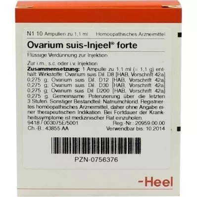 OVARIUM SUIS Injeel forte ampullen, 10 stuks