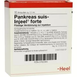 PANKREAS SUIS Injeel forte ampullen, 10 stuks