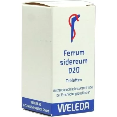 FERRUM SIDEREUM D 20 tabletten, 80 st FERRUM SIDEREUM D 20 tabletten, 80 st