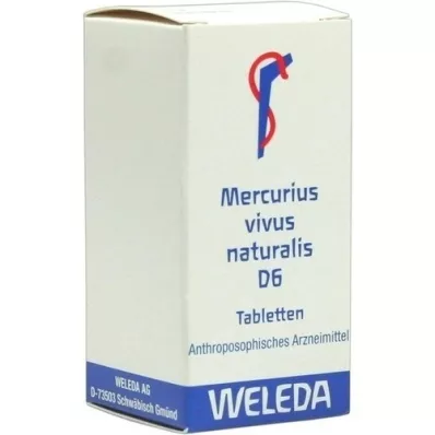 MERCURIUS VIVUS NATURALIS D 6 tabletten, 80 st