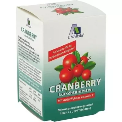 CRANBERRY LAGE TABLETTEN, 60 st CRANBERRY LAGE TABLETTEN, 60 st