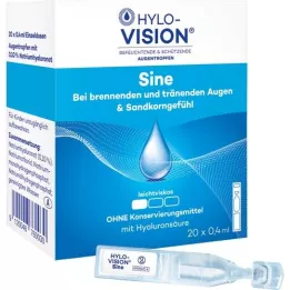 HYLO-VISION sinuspipetten voor eenmalig gebruik, 20X0,4 ml