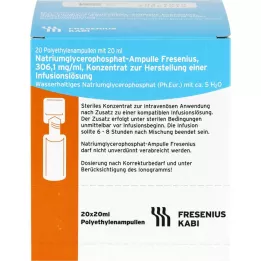 NATRIUMGLYCEROPHOSPHAT Ampul infusie-oplossing concentraat, 20X20 ml