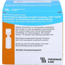 NATRIUMGLYCEROPHOSPHAT Ampul infusie-oplossing concentraat, 20X10 ml