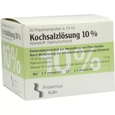 KOCHSALZLÖSUNG 10% concentraat voor infusieoplossing, 20X10 ml