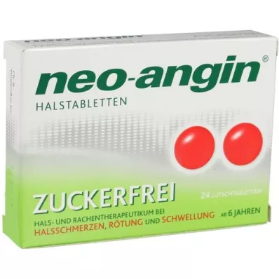 NEO-ANGIN Keeltabletten suikervrij, 24 st