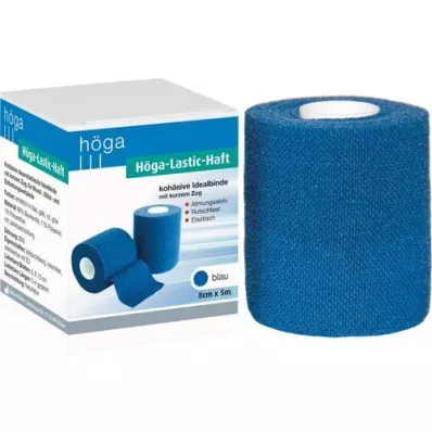 HÖGA-LASTIC-zelfklevend verband 8 cmx5 m blauw, 1 stuk HÖGA-LASTIC-zelfklevend verband 8 cmx5 m blauw, 1 stuk