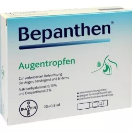 BEPANTHEN Oogdruppels, 20X0,5 ml