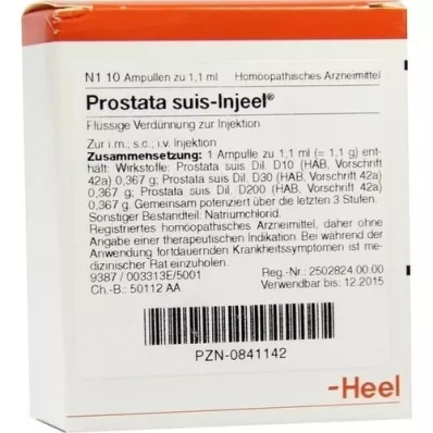 PROSTATA SUIS Injeel-ampullen, 10 stuks