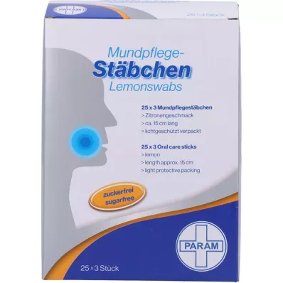 LEMON SWABS, 25X3 st LEMON SWABS, 25X3 st