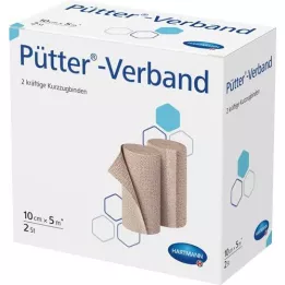 PÜTTER Verband 10 cmx5 m, 2 st