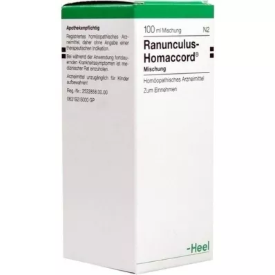 RANUNCULUS HOMACCORD Druppels, 100 ml