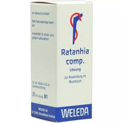 RATANHIA COMP.externe oplossing, 20 ml