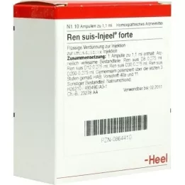 REN suis Injeel forte ampullen, 10 stuks