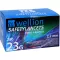 WELLION Veiligheidslancetten 23 G veiligheidswegwerplans, 200 stuks