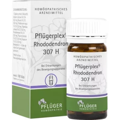 PFLÜGERPLEX Rhododendron 307 H tabletten, 100 st PFLÜGERPLEX Rhododendron 307 H tabletten, 100 st