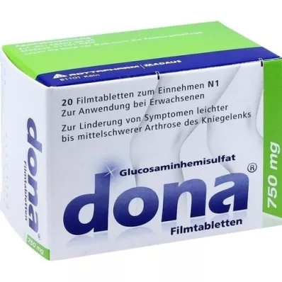 DONA 750 mg filmomhulde tabletten, 20 stuks