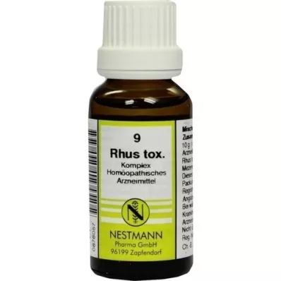 RHUS TOX Complex nr. 9 verdunning, 20 ml RHUS TOX Complex nr. 9 verdunning, 20 ml