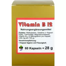 VITAMIN B12 CAPSULES, 60 stuks