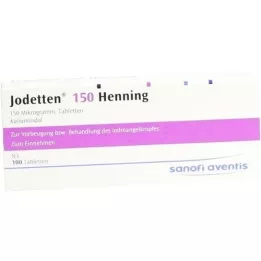 JODETTEN 150 Henning-tabletten, 100 st