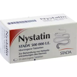 NYSTATIN STADA 500.000 IE gecoate tab., 20 st