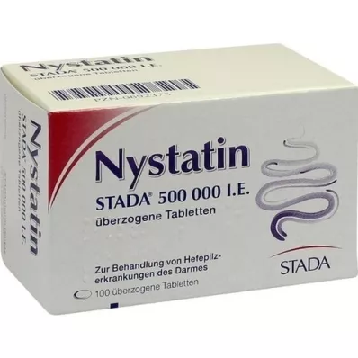NYSTATIN STADA 500.000 IE gecoate tab., 100 st NYSTATIN STADA 500.000 IE gecoate tab., 100 st