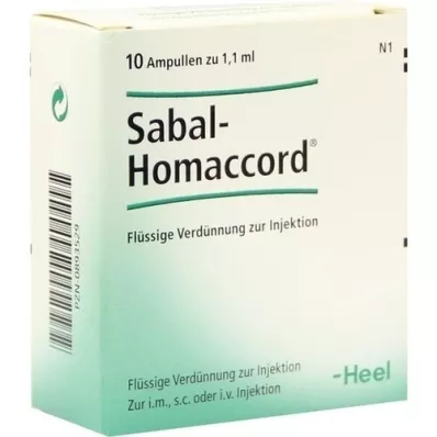 SABAL HOMACCORD Ampullen, 10 stuks