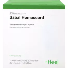 SABAL HOMACCORD Ampullen, 100 stuks